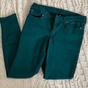 Teal Skinny Jeans